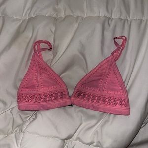 Pink Triangl bikini top